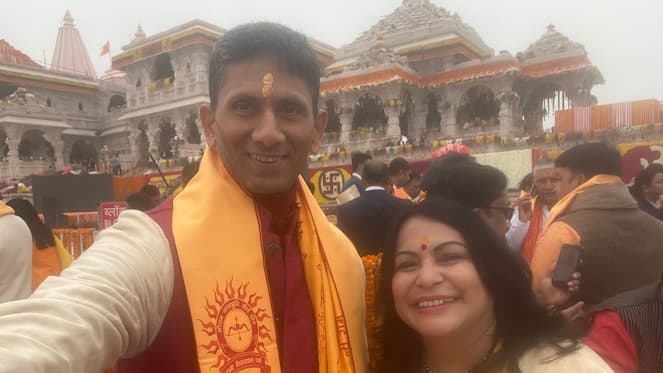 'Ek Hi Naam, Ek Hi Naam, Jai Shree Ram' - Venkatesh Prasad's Special Message From Ayodhya